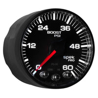 Autometer Spek-Pro 52.4mm 0-60 PSI Digital Stepper Motor Boost Gauge - Burkken Auto Parts