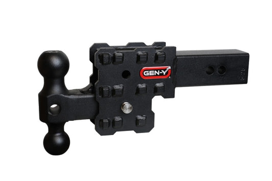 Gen-Y Phantom-X 2.5in Solid Shank 2.5in Drop 1.6K TW 16K Hitch w/GH-051 (No Flat Towing)
