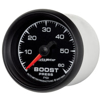 Autometer ES 52mm 0-60 PSI Mechanical Boost Gauge - Burkken Auto Parts