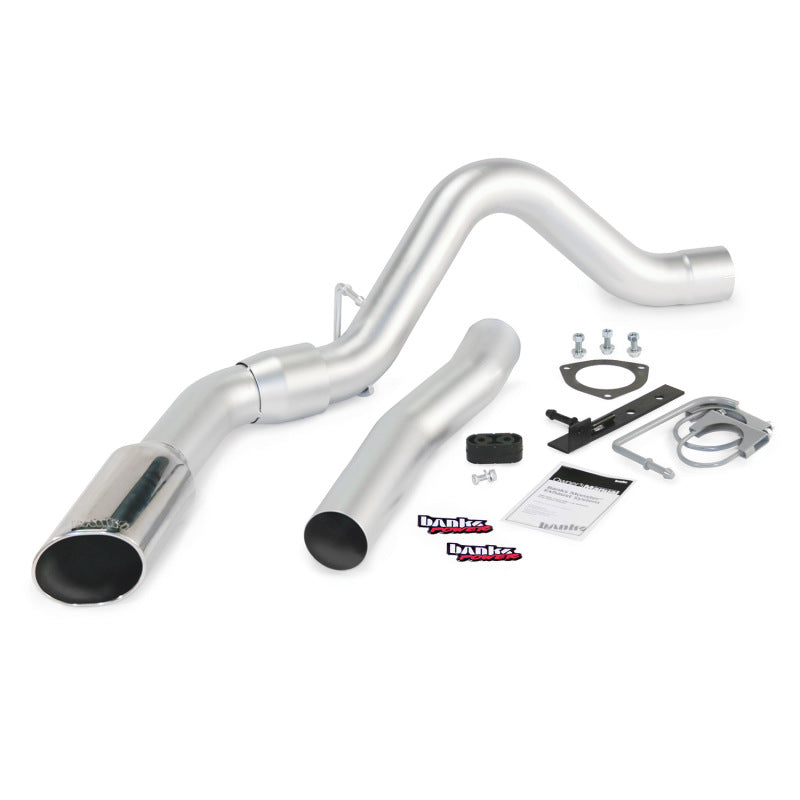 Banks Power 15 Chevy 6.6L LML ECLB/CCSB/CCLB Monster Exhaust Sys - SS Single Exhaust w/ Chrome Tip - Burkken Auto Parts