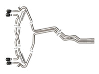 aFe 20-22 Audi RS6 Avant V8 4L (tt) MACH Force-Xp 3in to 2.5in 304 SS Cat-Back Exhaust w/ Black Tip - Burkken Auto Parts