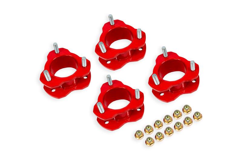 BMR 21-25 Ford Bronco (Exc. Bronco Sport) 2in Leveling Kit - Red - Burkken Auto Parts
