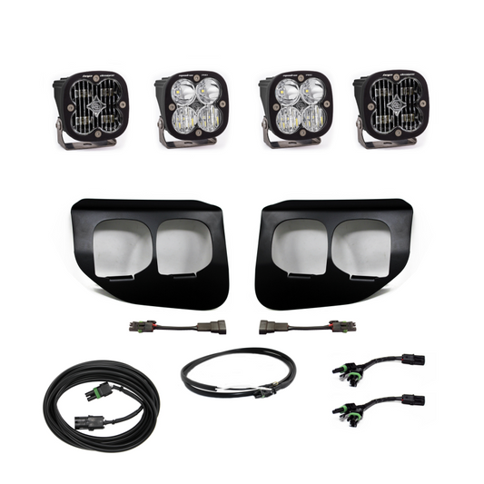 Baja Designs Ford Super Duty (20-On) Fog Lights Dual FPK SAE/Pro DC Baja Designs w/Upfitter - Burkken Auto Parts