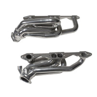 BBK 96-98 GM Truck SUV 5.0 5.7 Shorty Tuned Length Exhaust Headers - 1-5/8 Silver Ceramic - Burkken Auto Parts