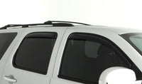AVS 07-14 Chevy Tahoe Ventvisor In-Channel Front & Rear Window Deflectors 4pc - Smoke - Burkken Auto Parts