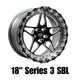 Belak 18x12 / 8in BS / 6x4.5in BP / High Pad / Series 3 - Single Beadlock Wheel - Burkken Auto Parts