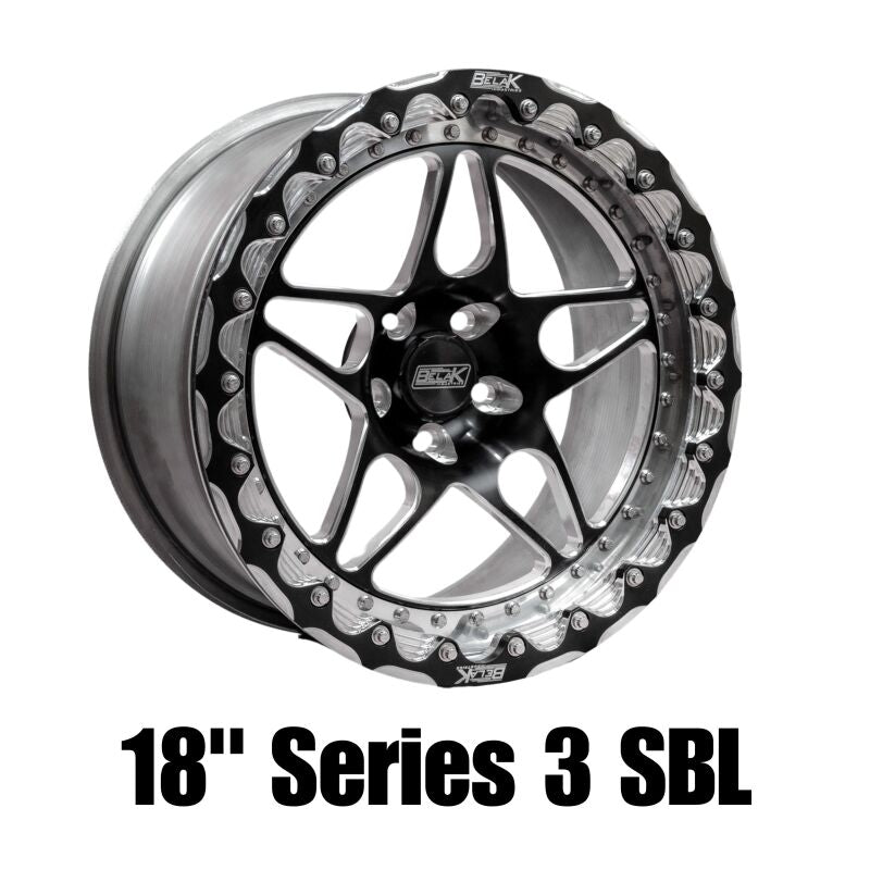 Belak 18x12 / 8.75in BS / 5x4.75BP / High Pad / Series 3 Wheel - Single Beadlock - Burkken Auto Parts