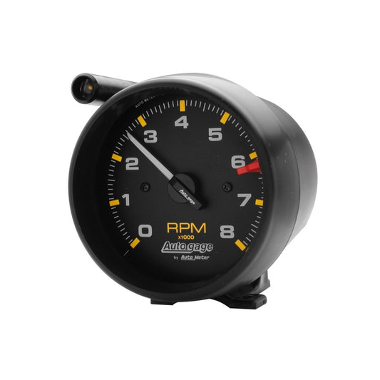 Autometer Extrenal Shift-Lite 3-3/4in Black 8,000 RPM Tachometer - Burkken Auto Parts