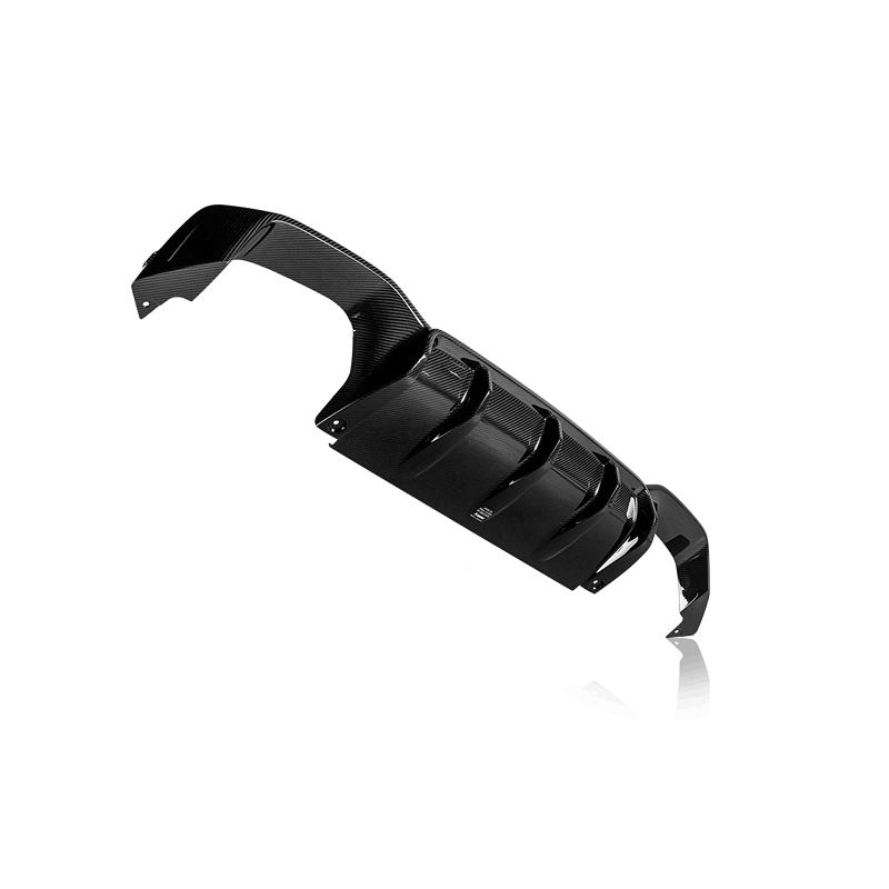Akrapovic 2019+ BMW X4M Rear Carbon Fiber Diffuser - High Gloss - Burkken Auto Parts