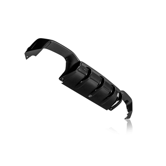 Akrapovic 2019+ BMW X4M Rear Carbon Fiber Diffuser - High Gloss - Burkken Auto Parts