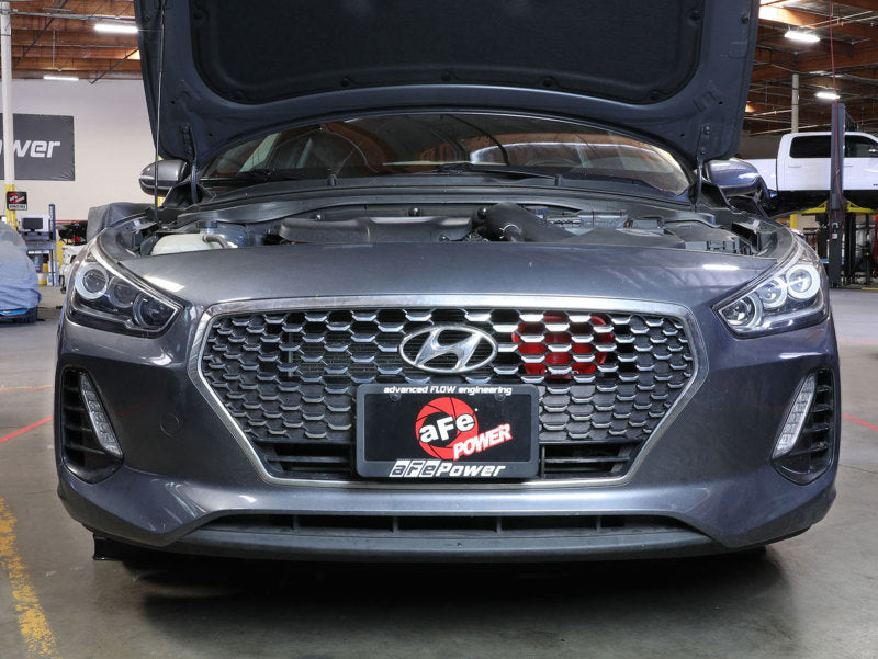 aFe 18-20 Hyundai Elantra GT L4-1.6L (t) Takeda Momentum Dynamic Air Scoop - Red - Burkken Auto Parts