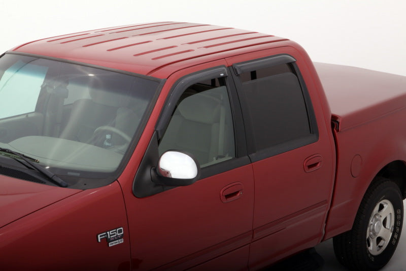AVS 02-03 Lincoln Blackwood Ventvisor Outside Mount Window Deflectors 4pc - Smoke - Burkken Auto Parts