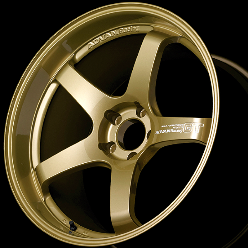 Advan GT for Porsche 18x9.0 / +46 Offset / 5x130 / 71.6mm Bore / Racing Gold Metallic - Burkken Auto Parts