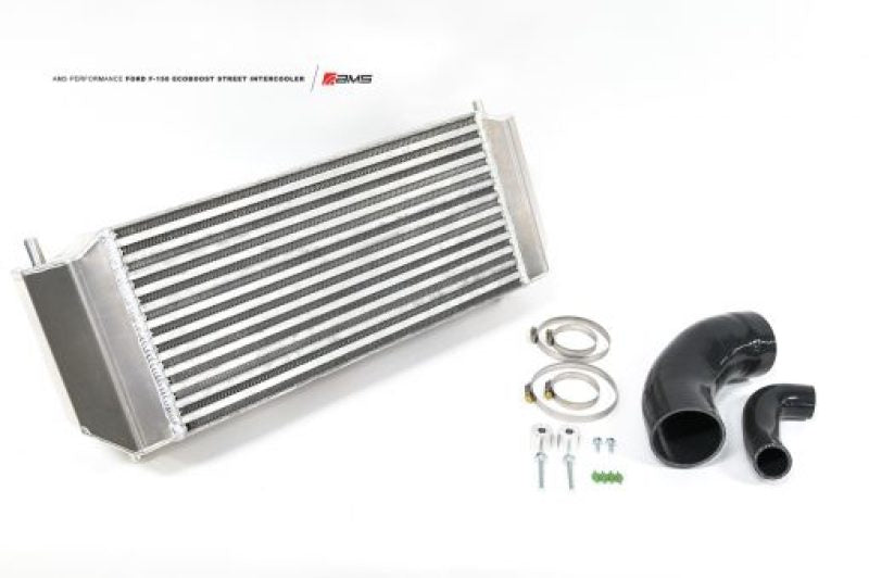 AMS Performance 2015+ Ford F-150 2.7L/3.5L / 17-19 Ford Raptor 3.5L 5.5in Thick Intercooler Upgrade - Burkken Auto Parts