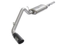 aFe MACHForce XP Exhausts Cat-Back Black Tip 09-17 GM Silverado 1500 4.3/5.3L RegCab SB/LB - Burkken Auto Parts