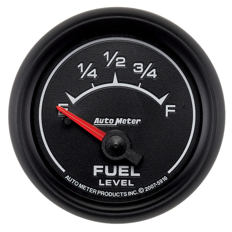 AutoMeter Gauge Fuel Level 2-1/16in. 240 Ohm(e) to 33 Ohm(f) Elec Es - Burkken Auto Parts