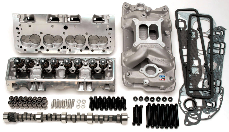 Edelbrock 410Hp Total Power Package Top-End Kit 1955 And Later SB-Chevy - Burkken Auto Parts