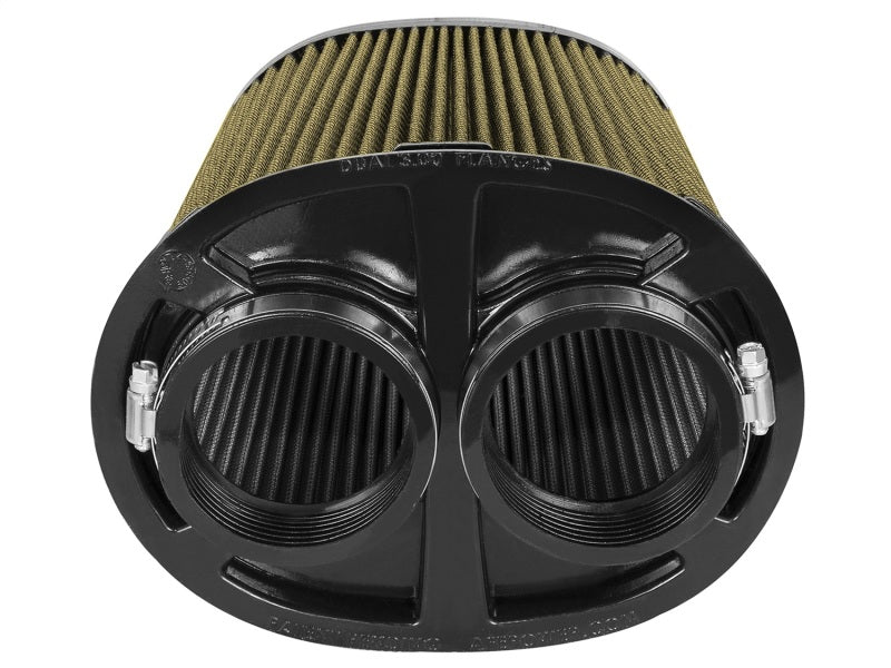 aFe Momentum Intake Rep Air Filter w/PG7 Media-3in F (Dual) x (8.25x6.25)in B x (7.25x5)in T x 9in H - Burkken Auto Parts