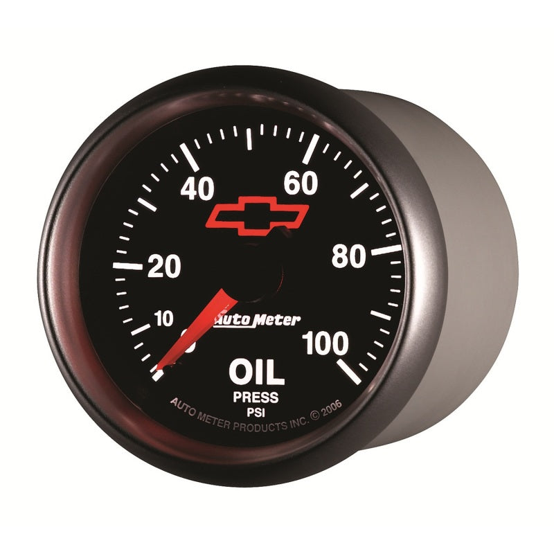 Autometer Sport-Comp II GM 52mm 0-100 PSI Mechanical Oil Pressure Gauge - Burkken Auto Parts