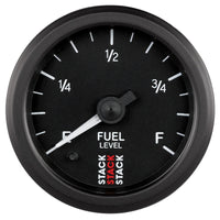 Autometer Stack Instruments 52mm 0-280 Ohm Programmable Pro Stepper Motor Fuel Level Gauge - Black - Burkken Auto Parts