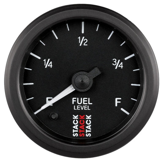 Autometer Stack Instruments 52mm 0-280 Ohm Programmable Pro Stepper Motor Fuel Level Gauge - Black - Burkken Auto Parts