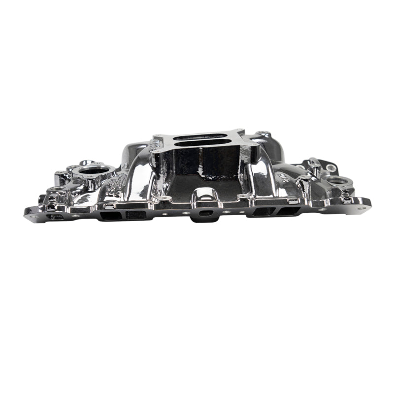 Edelbrock SBC Performer EPS Manifold - Chrome Plasma Coated - Burkken Auto Parts