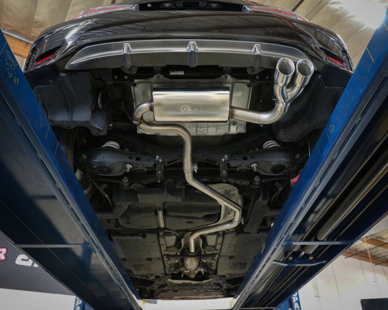 aFe POWER Takeda 2in to 2-1 304 SS Cat-Back Exhaust w/ Polished Tips 11-17 Lexus CT200h 1.8L - Burkken Auto Parts