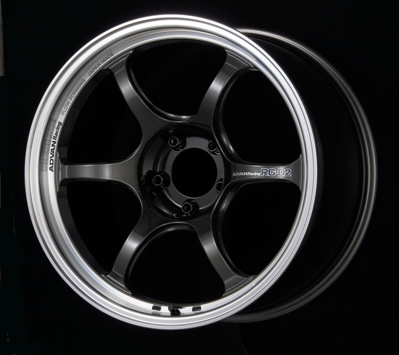 Advan RG-D2 18x8.5 +50 5-114.3 Machining & Black Gunmetallic Wheel - Burkken Auto Parts