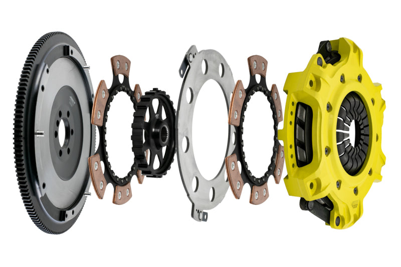 ACT Chevy Camaro/Corvette LS1/LS2/LS3/LS6/LS7 Mod-Twin 10.5 XT Rigid Disc Race Clutch Kit - Burkken Auto Parts
