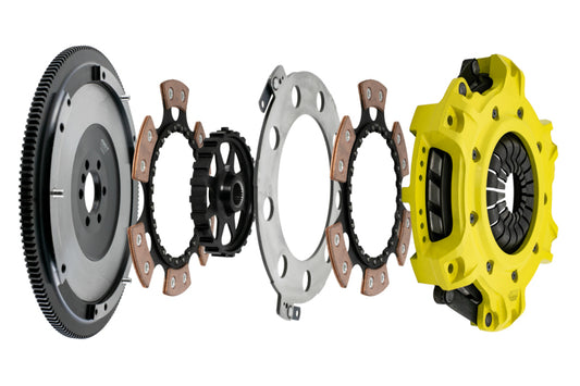 ACT Chevy Camaro/Corvette LS1/LS2/LS3/LS6/LS7 Mod-Twin 10.5 XT Rigid Disc Race Clutch Kit - Burkken Auto Parts