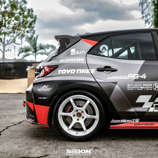 Seibon 2023+ Toyota GR Corolla MB-Style Carbon Fiber Rear Lip - Burkken Auto Parts