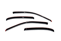 AVS 01-05 Honda Civic Ventvisor In-Channel Front & Rear Window Deflectors 4pc - Smoke - Burkken Auto Parts