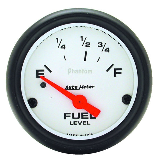 Autometer Phantom Fuel Level 2 5/8in 0 ohm to 90 ohm Electric Gauge - Burkken Auto Parts