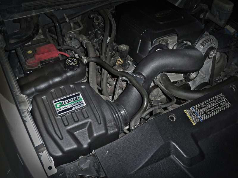 aFe Quantum Cold Air Intake System w/ Pro Dry S Media 09-13 GM Silverado / Sierra V8-4.8/5.3/6.2L - Burkken Auto Parts