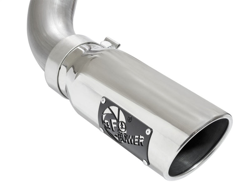 aFe MACHForce XP Exhausts Cat-Back Polished Tips 09-17 GM Silverado 1500 4.3/5.3L RegCab SB/LB - Burkken Auto Parts