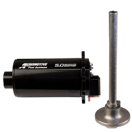 Aeromotive Brushless Spur Gear Fuel Pump w/TVS Controller - Universal - In-Tank - 90 Deg - 5gp - Burkken Auto Parts