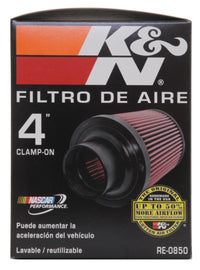 K&N Universal Air Filter (4in. Flange / 6in. Base OD / 4-5/8in. Top OD / 6in. Height) - Burkken Auto Parts