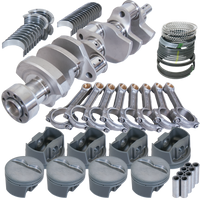 Eagle Chevy LT1 350 1Pc 3.750in Crank 5.700in I-Beam Rods -5cc 4.040in Pistons Rotating Assembly - Burkken Auto Parts