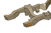 Rust Buster 1994-2004 Chevy S10 & GMC Sonoma Core Support Mount - Left