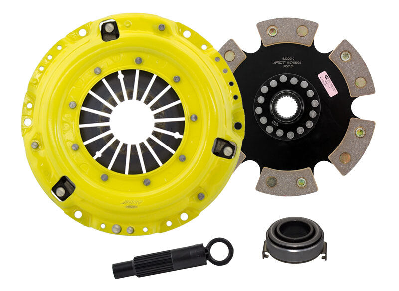ACT 1990 Honda Prelude XT/Race Rigid 6 Pad Clutch Kit - Burkken Auto Parts