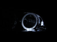 ANZO 2000-2001 Toyota Camry Crystal Headlights w/ Halo Chrome - Burkken Auto Parts