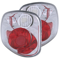 ANZO 1997-2000 Ford F-150 Taillights Chrome - Burkken Auto Parts