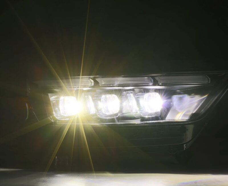 AlphaRex 15-17 Ford Mustang NOVA LED Proj Headlights Black w/Activ Light/Seq Signal/Switch DRL - Burkken Auto Parts