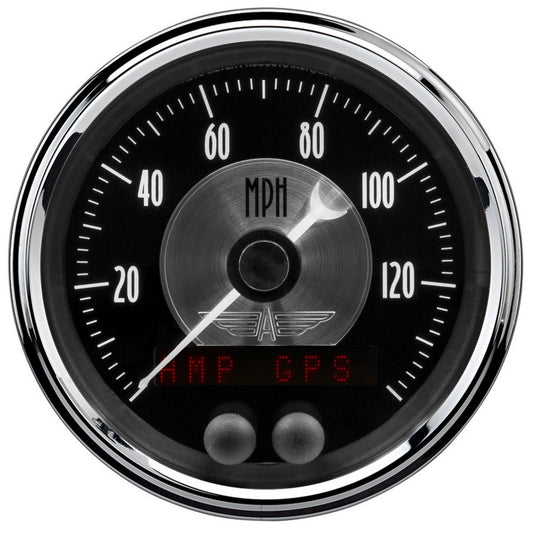 Autometer Prestige Series Black 3-3/8in Electrical 140mph - Burkken Auto Parts