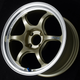 Advan RG-D2 15x7.0 +42 4-100 Machining & Champagne Gold Wheel - Burkken Auto Parts
