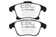 EBC 13+ Ford Fusion 1.6 Turbo Greenstuff Front Brake Pads - Burkken Auto Parts