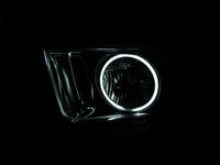 ANZO 2005-2009 Ford Mustang Crystal Headlights w/ Halo Black (CCFL) - Burkken Auto Parts