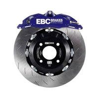 EBC Racing 15-17 Ford Fiesta (Mk7) Blue Apollo-4 Calipers 300mm Rotors Front Big Brake Kit - Burkken Auto Parts