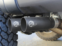 aFe Rebel Series Exht 3in SS Middle Side Exit CB w/ Black Tips 11-14 Ford F150 Ecoboost V6 3.5L (tt) - Burkken Auto Parts