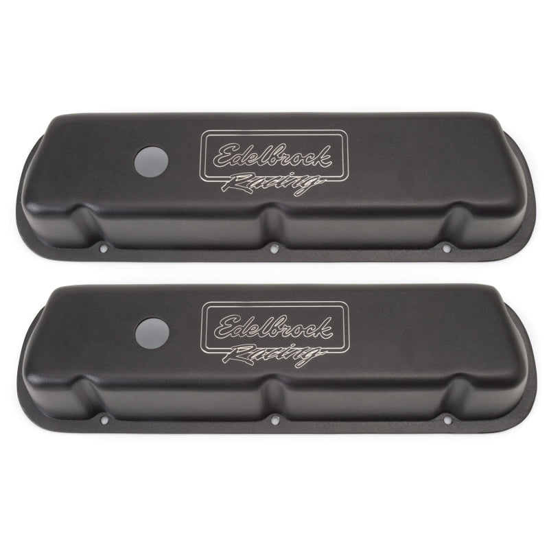 Edelbrock Valve Cover Victor Series Ford 289-302-351W CI V8 Low Black - Burkken Auto Parts